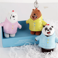 We Bare Bears Plush Pendant - Bear Hugs