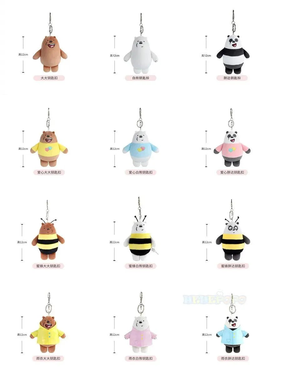 We Bare Bears Plush Pendant - Bear Hugs