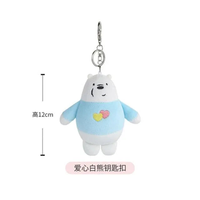 We Bare Bears Plush Pendant - Bear Hugs