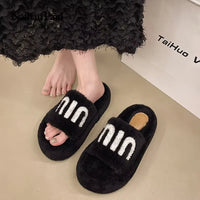 Luxury Velvet Winter Slippers