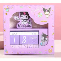 Sanrio Good Time Wooden Countdown Desk Calendar