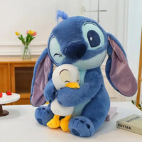 Stitch Hugging Duck Plush Doll (30 cm)