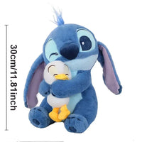 Stitch Hugging Duck Plush Doll (30 cm)