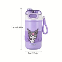 Sanrio 2 in 1 Spout & Straw Steel Bottle (430 ml)