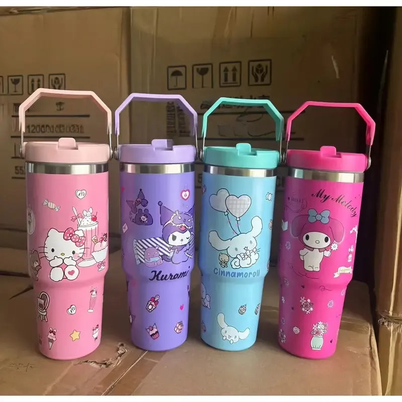 Sanrio Characters Flip Straw Bottle (30 oz)