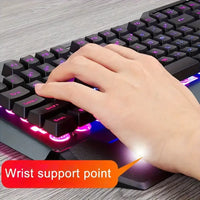 QZUKOY Mechanical Feel Gaming Keyboard and Mouse