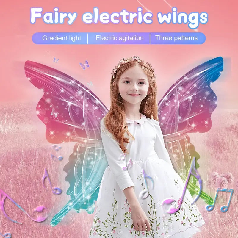 Electric Glowing Butterfly Fairy Wings