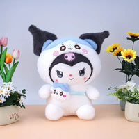 Fluffy Kuromi Bunny Plush Toy (35 cm)