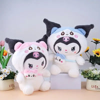 Fluffy Kuromi Bunny Plush Toy (35 cm)