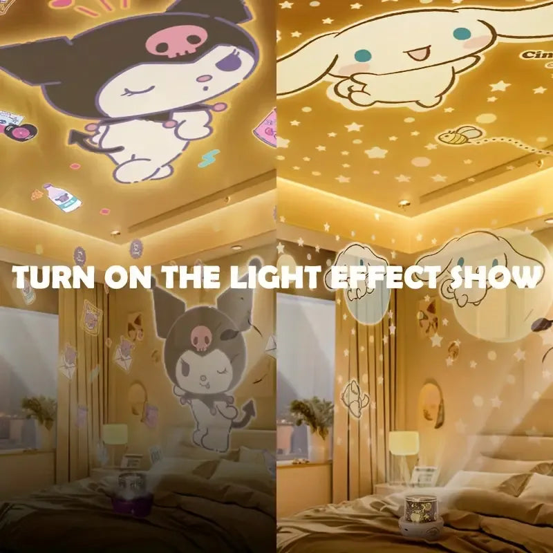 Sanrio 360° Rotating Night Light Projector