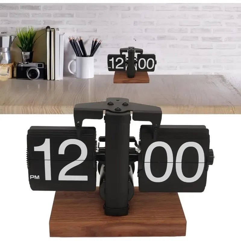 Retro Vintage Mechanical Flip Clock