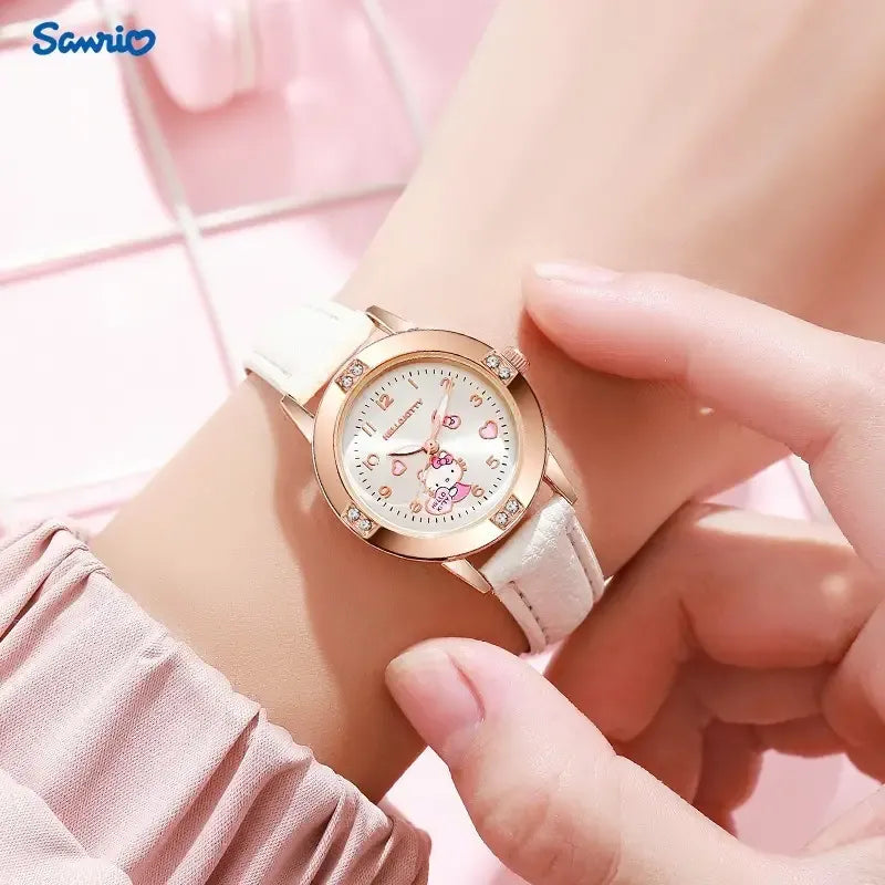 Sanrio Characters Rose Gold Diamond Watch