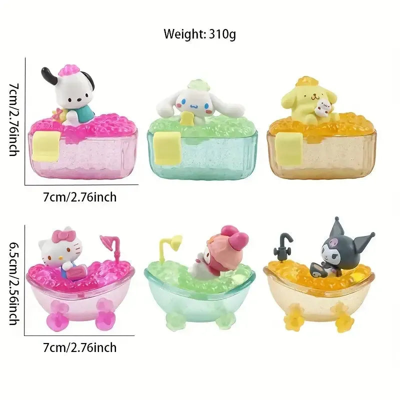 Sanrio Kuromi Pochacco Bath Time Mystery Box (6 pcs)