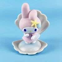 Sanrio Blue Sea Shell Holiday Figurine Set (7 pcs)