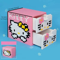 Sanrio Hello Kitty Drawers Building Block Set