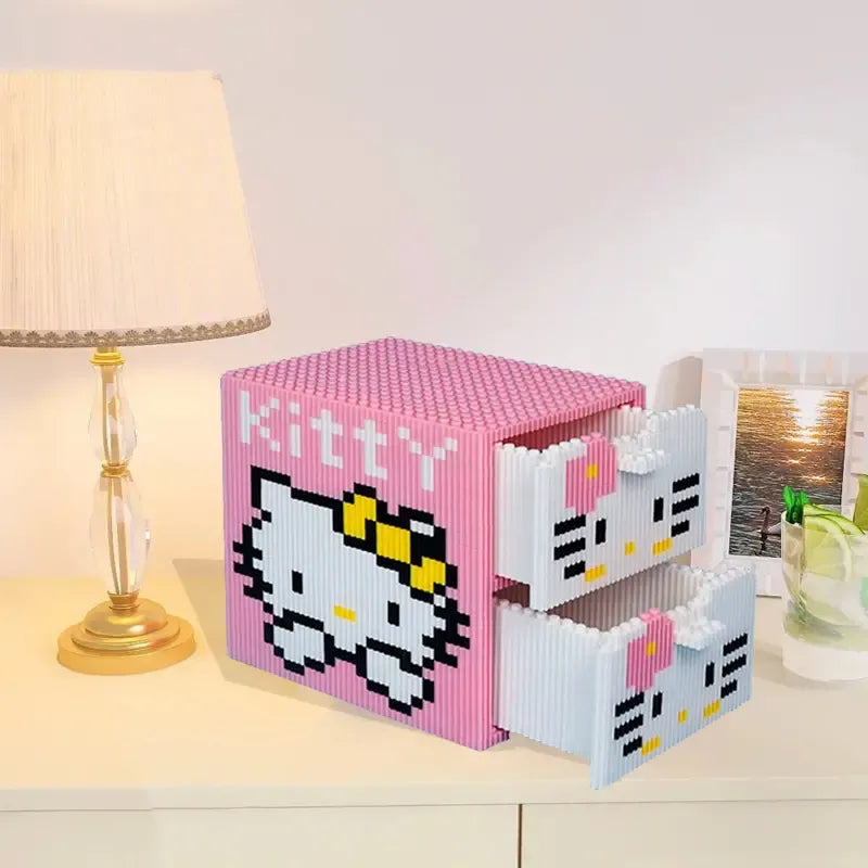 Sanrio Hello Kitty Drawers Building Block Set