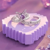 Sanrio Kuromi Love Promise Ring Set