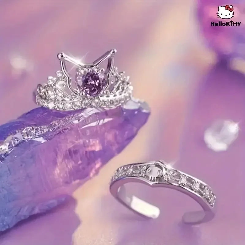 Sanrio Kuromi Love Promise Ring Set