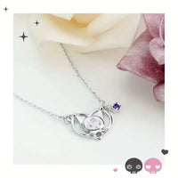 Kuromi Zirconia Heart Pendant