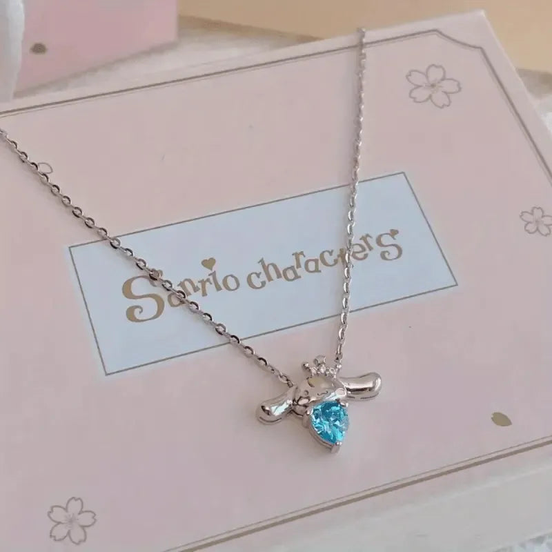 Cinnamoroll Heart Shaped Necklace