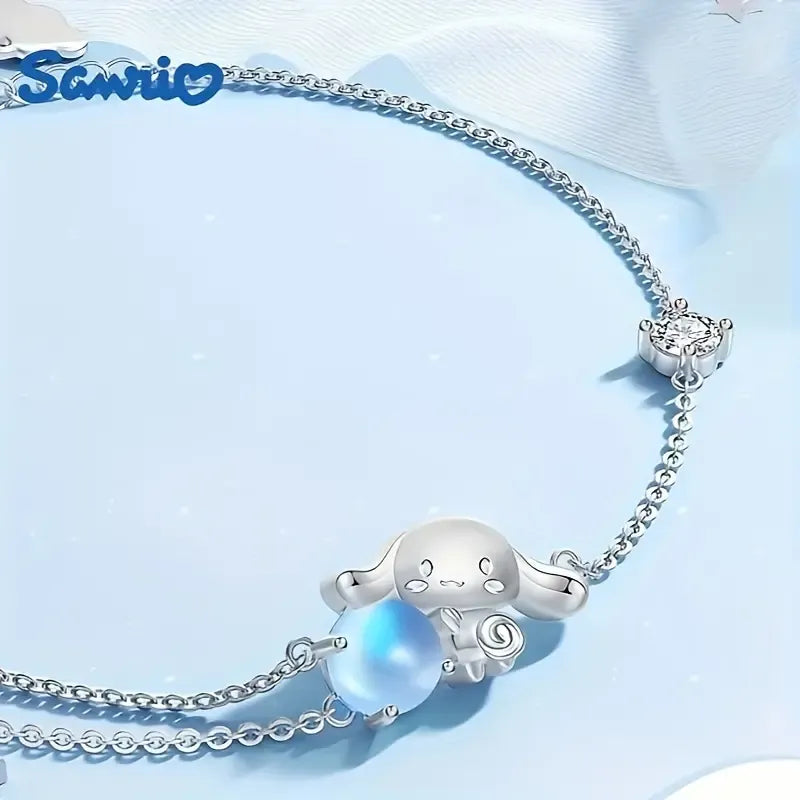 Sanrio Cinnamoroll Moonstone Bracelet