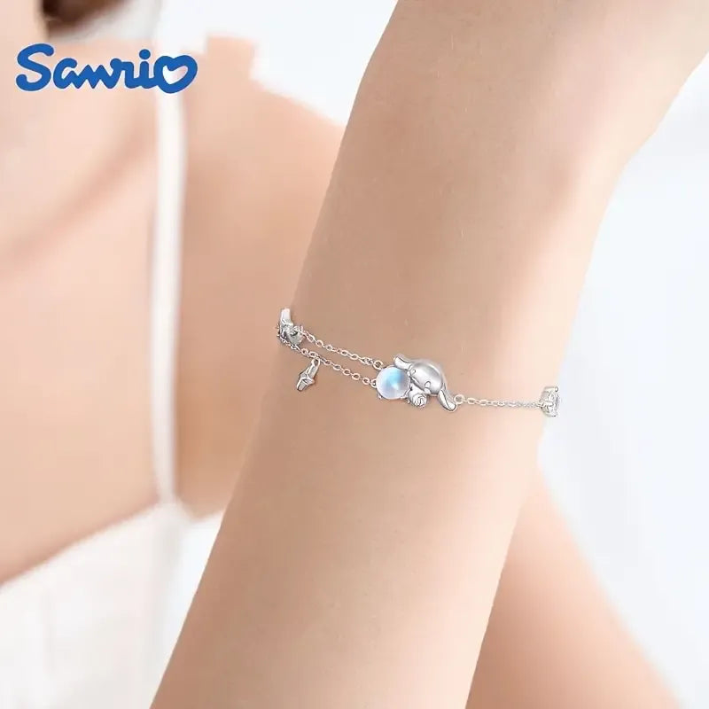 Sanrio Cinnamoroll Moonstone Bracelet