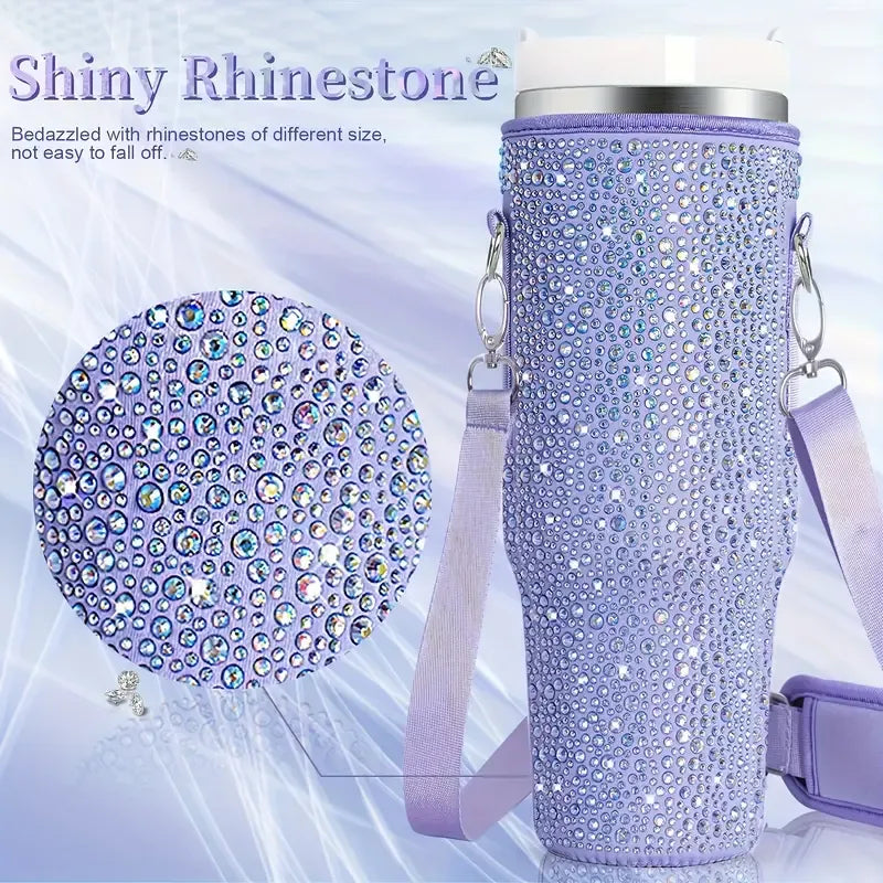 Bling Rhinestone Neoprene Bag (For Stanley 40 oz)