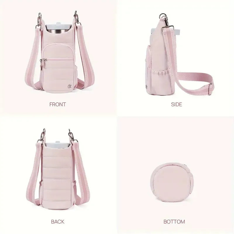 Handy Bottle & Tumbler Carrier Crossbody Bag