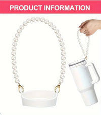 Stylish Pearl Bottle Carrying Lanyard (2 Pcs)