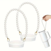 Stylish Pearl Bottle Carrying Lanyard (2 Pcs)