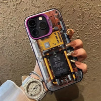 Mechanical Transparent Sci-Fi Phone Case (For iPhones)