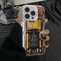 Mechanical Transparent Sci-Fi Phone Case (For iPhones)