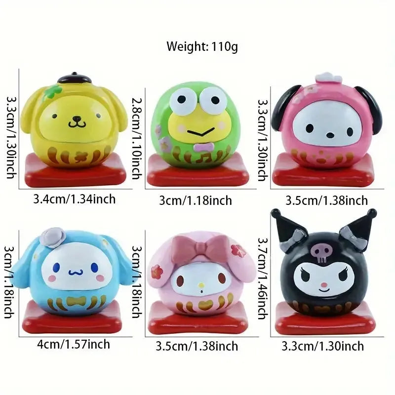 Sanrio Valentine's Day Mini Figurines (6 pcs)