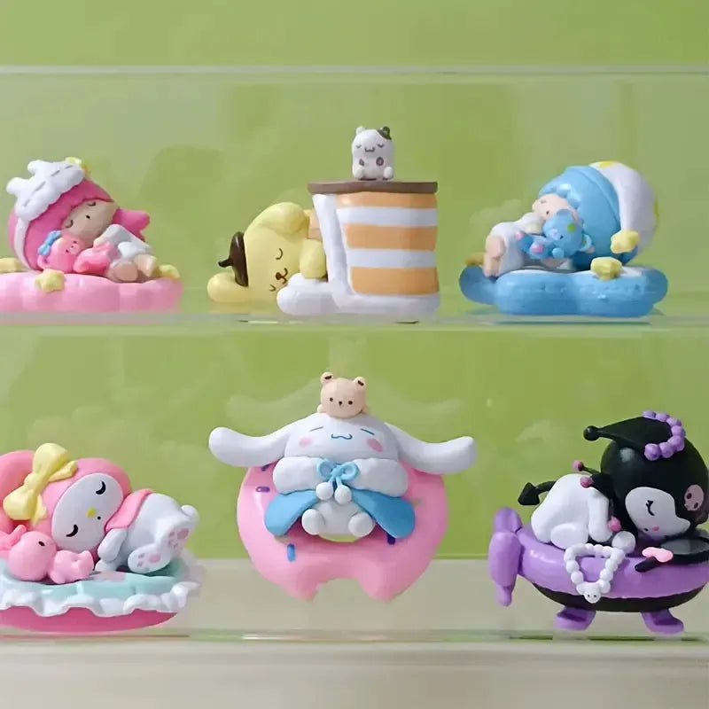 Sanrio Enron Sleep Mini Figurines (6 pcs)