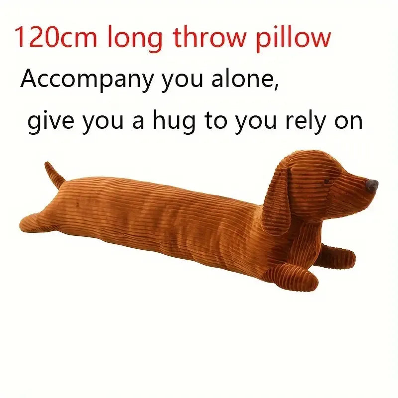 Dachshund Long Throw Pillow (120 cm)