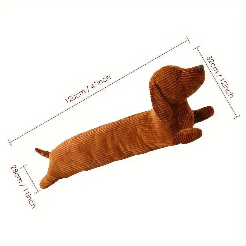 Dachshund Long Throw Pillow (120 cm)