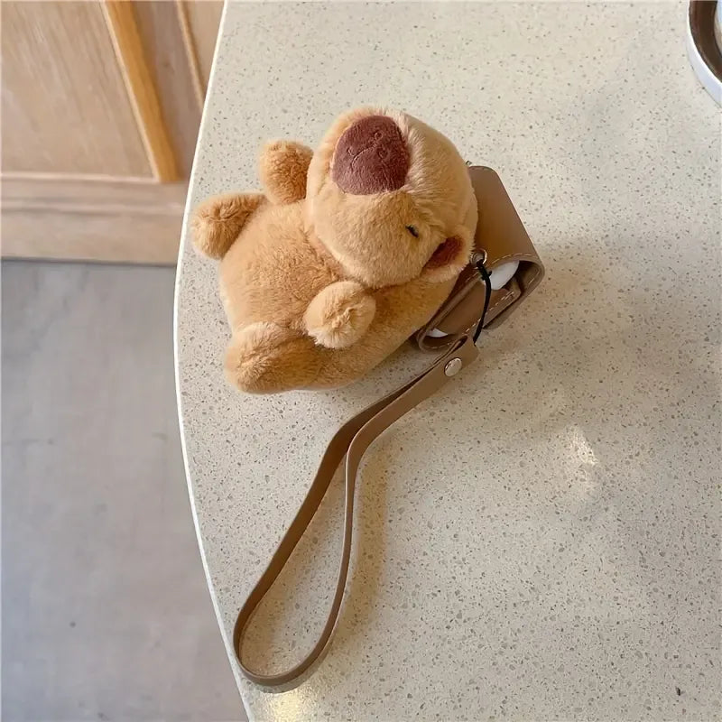 Capybara Plush Pouch AirPods Case