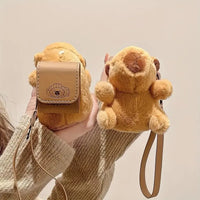 Capybara Plush Pouch AirPods Case