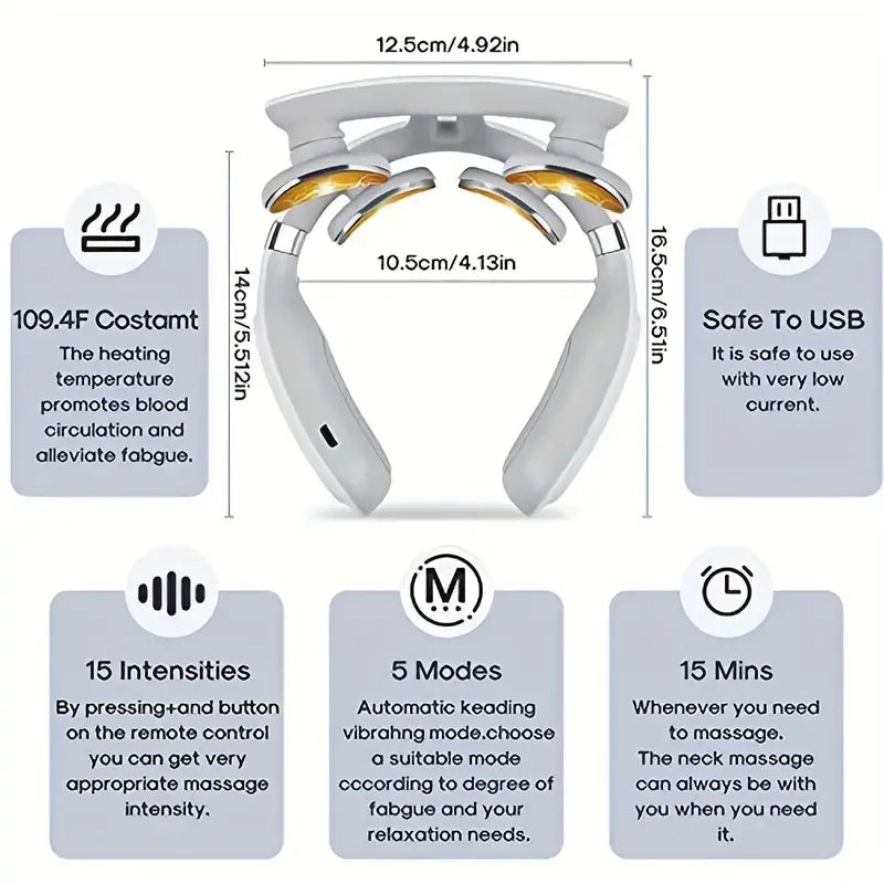 Soothing 4 Electrode Cervical Massager