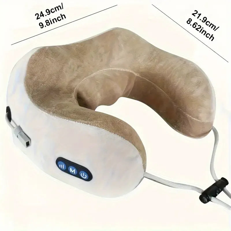 Functional Travel Neck Pillow Massager