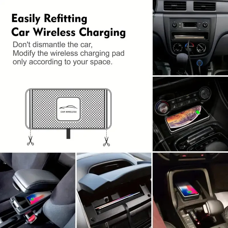 PlugnGo 10W Wireless Car Charger Mat