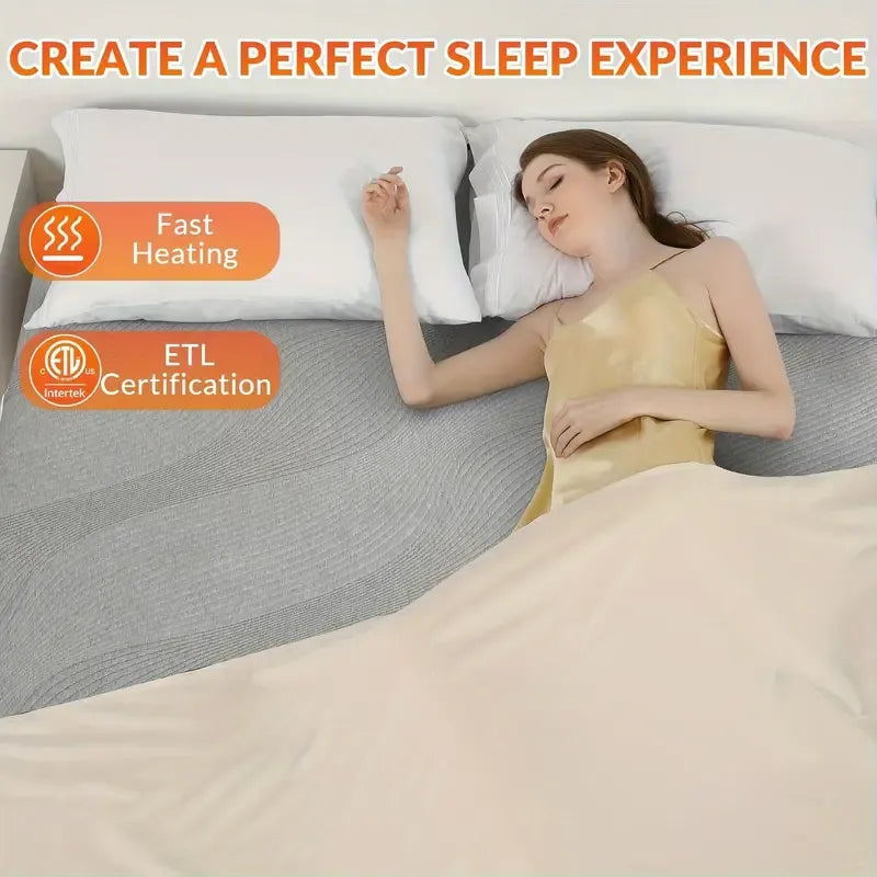 Hot Bed Electric Heated Mattress Pad