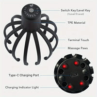 RelaxMe Octopus Electronic Head Massager