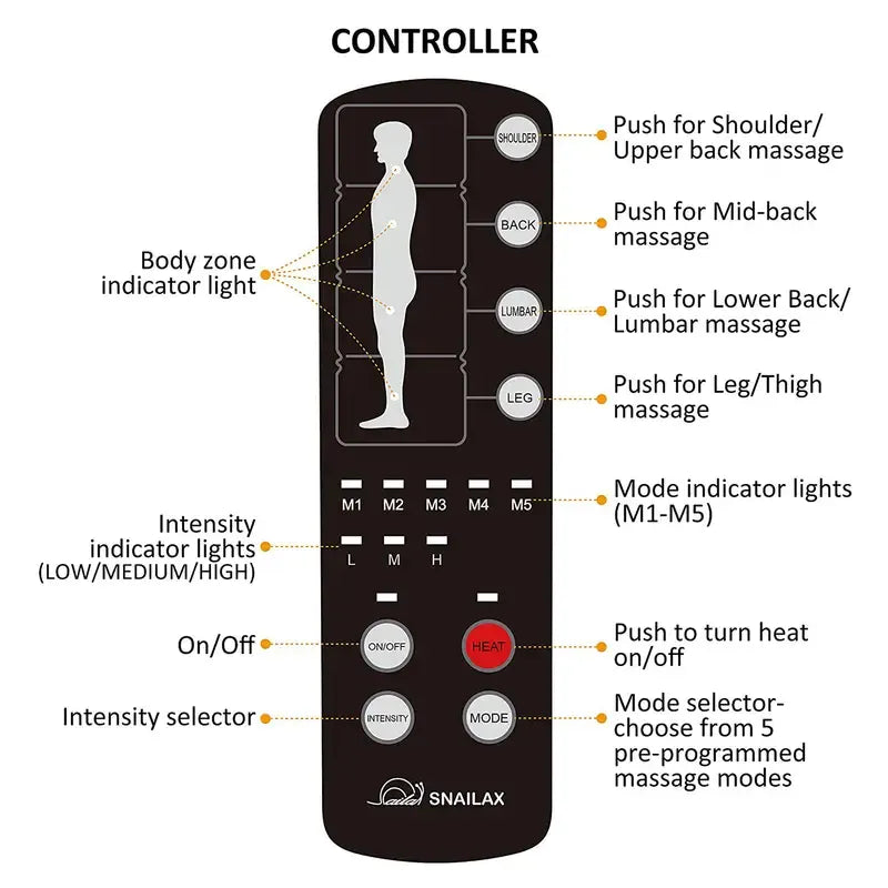 Snailax Full-Body Massage Mat