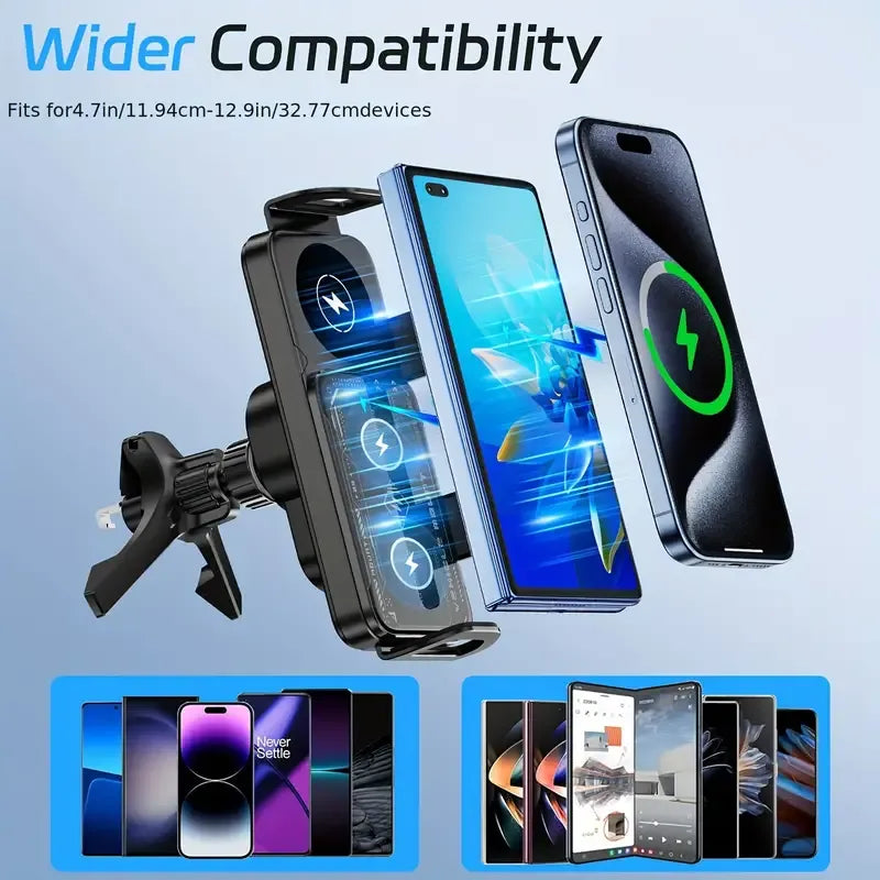 Universal 15W Wireless Car Charger Mount