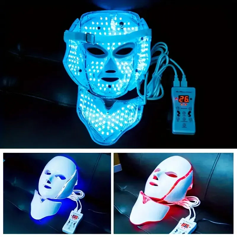 LED Light Therapy Face & Neck Beauty Mask