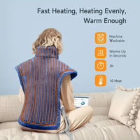 AllJoy Heating Pad For Back Pain Relief