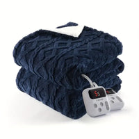 Thick Tufted Sherpa Electric Heated Blanket