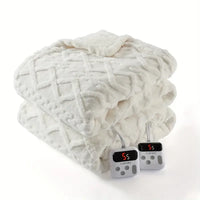 Thick Tufted Sherpa Electric Heated Blanket