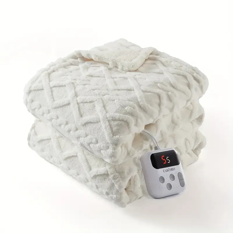 Thick Tufted Sherpa Electric Heated Blanket